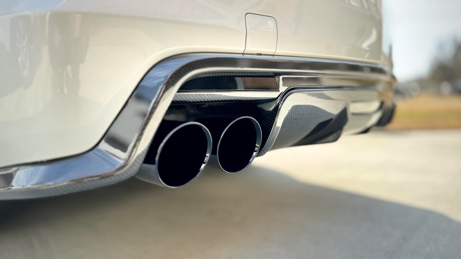 2016+ Cadillac CTS-V V3 Sedan | NPP Valved Axle Back Quad Tips Exhaust